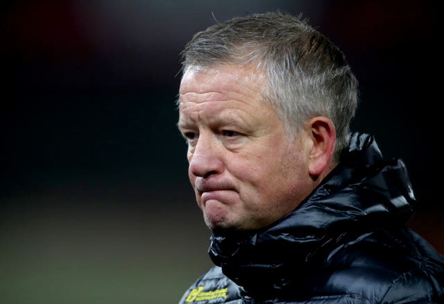 Sheffield United manager Chris Wilder