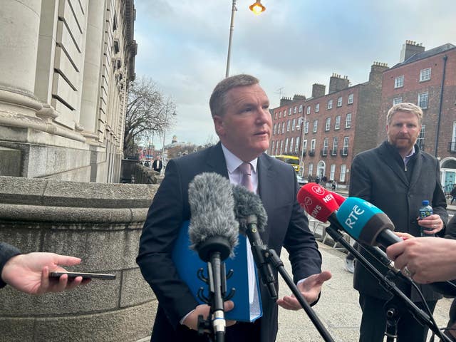 Finance Minister and Fianna Fail TD Michael McGrath