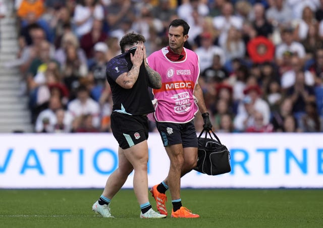 England’s Hannah Botterman leaves the pitch