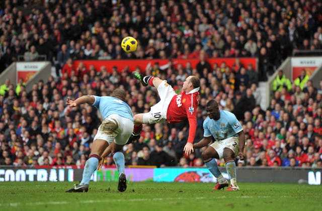 Rooney scored a derby-day stunner