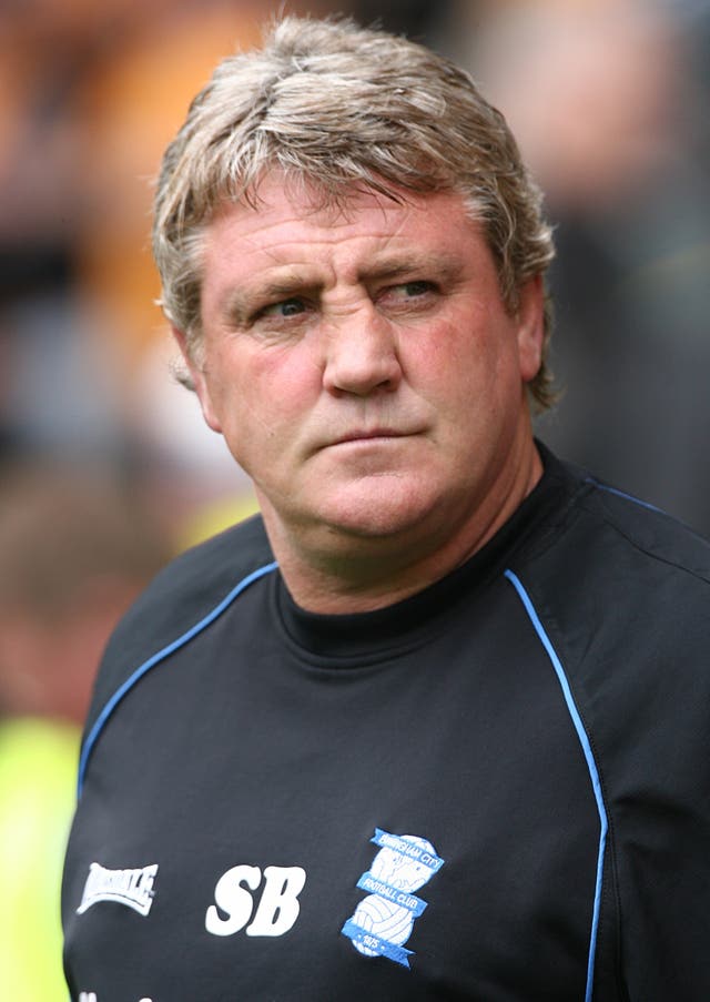 Steve Bruce's reign at Birmingham was the longest of any club he has managed