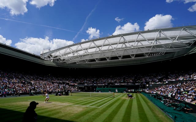 A view of Centre Court