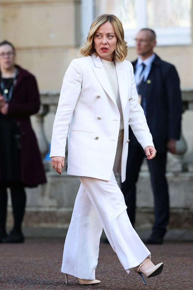 Italian prime minister Giorgia Meloni (PA)