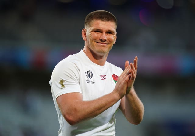  Owen Farrell's last game for England was the World Cup bronze final last autumn