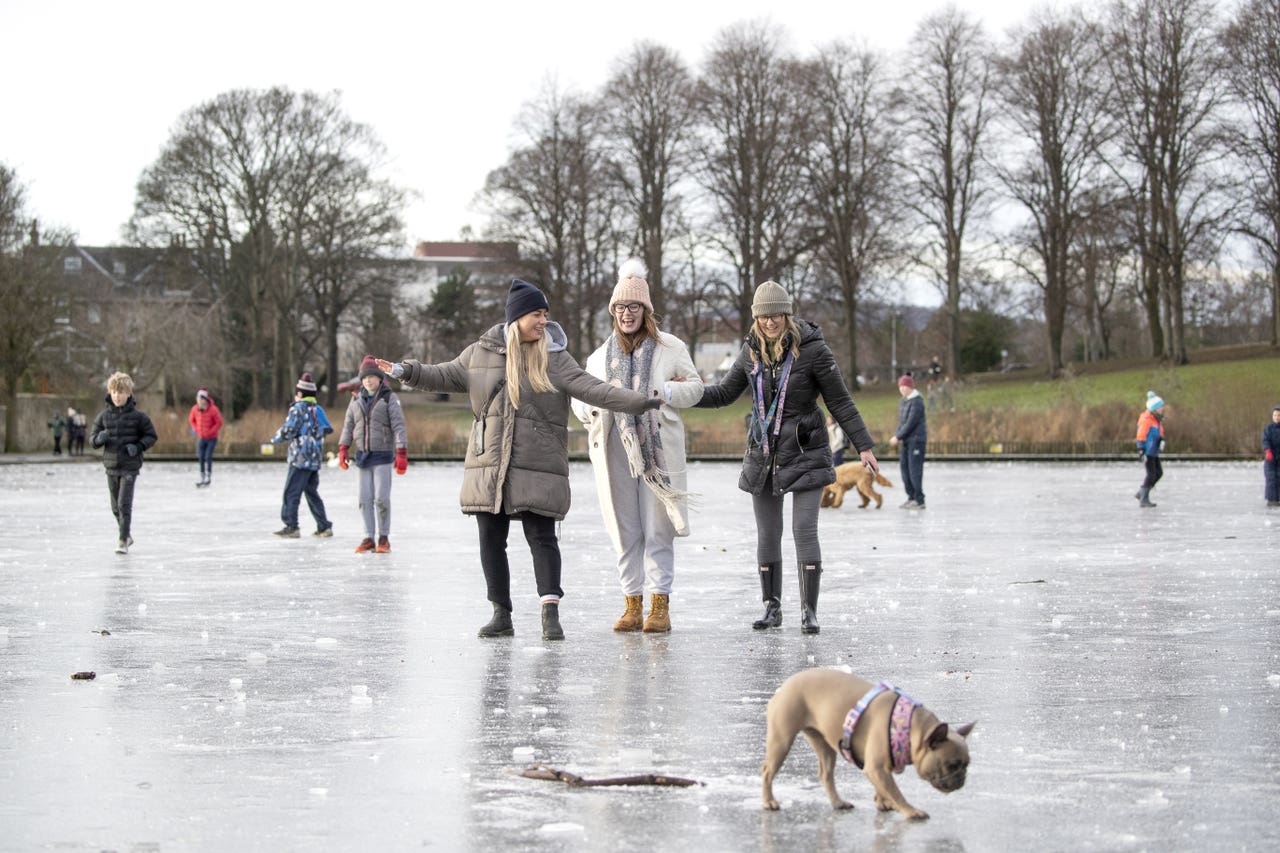 In Pictures Mush! Scots get their skates on Express & Star