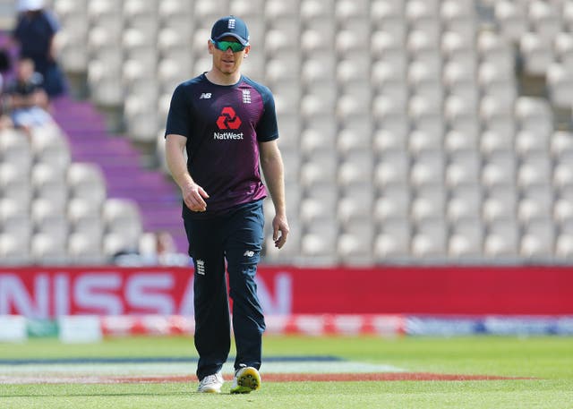 Eoin Morgan opted not to field and was not needed with the bat against Afghanistan