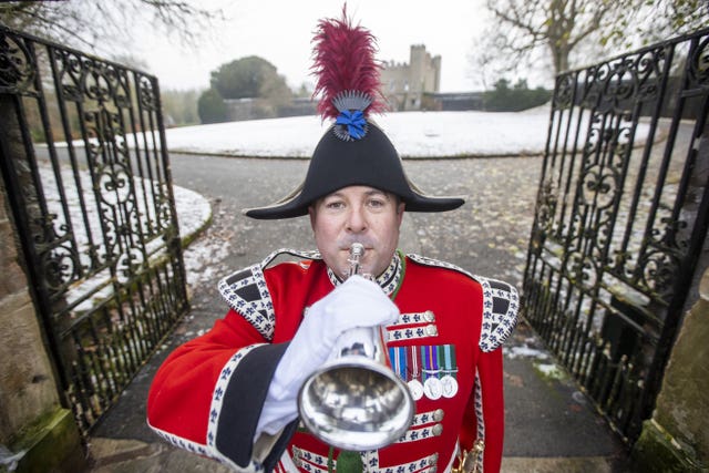 Bugler Andrew Carlisle