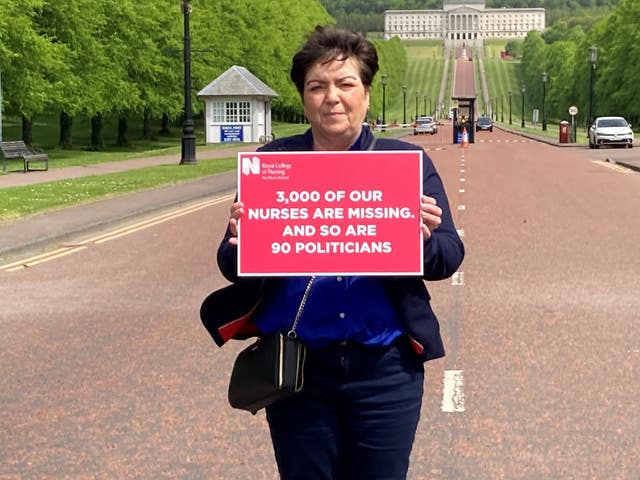 Nurses protest