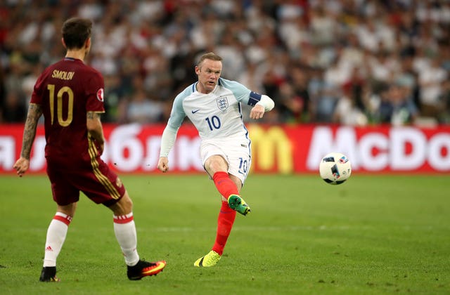 Wayne Rooney wore the armband at Euro 2016