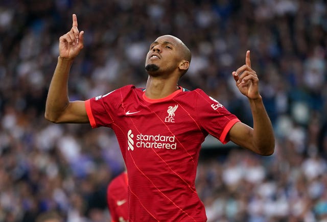 Fabinho is one of eight Premier League players called up by Brazil for next month's World Cup qualifiers