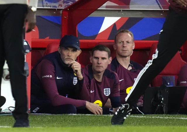 Thomas Tuchel during England's match against Senegal
