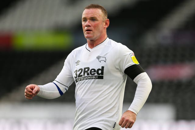 Rooney moved on to Derby after his stint in the States (Barrington Coombs/PA).