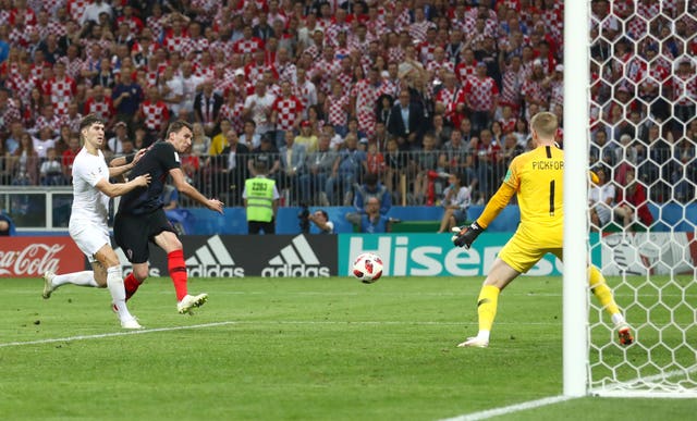 Mario Mandzukic broke England hearts with Croatia's semi-final winner