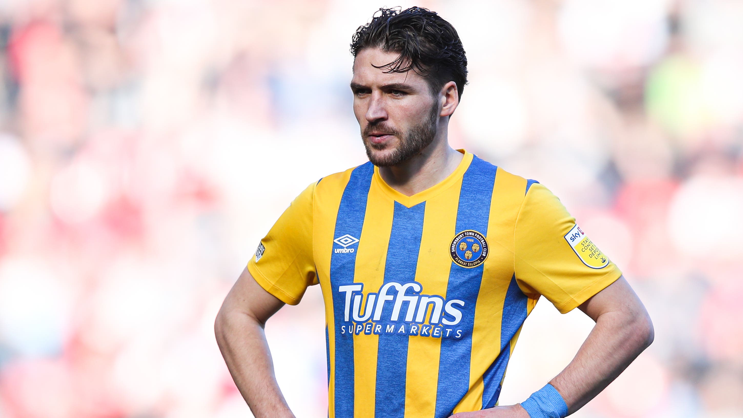 Luke Leahy struck for Shrewsbury (Isaac Parkin/PA)