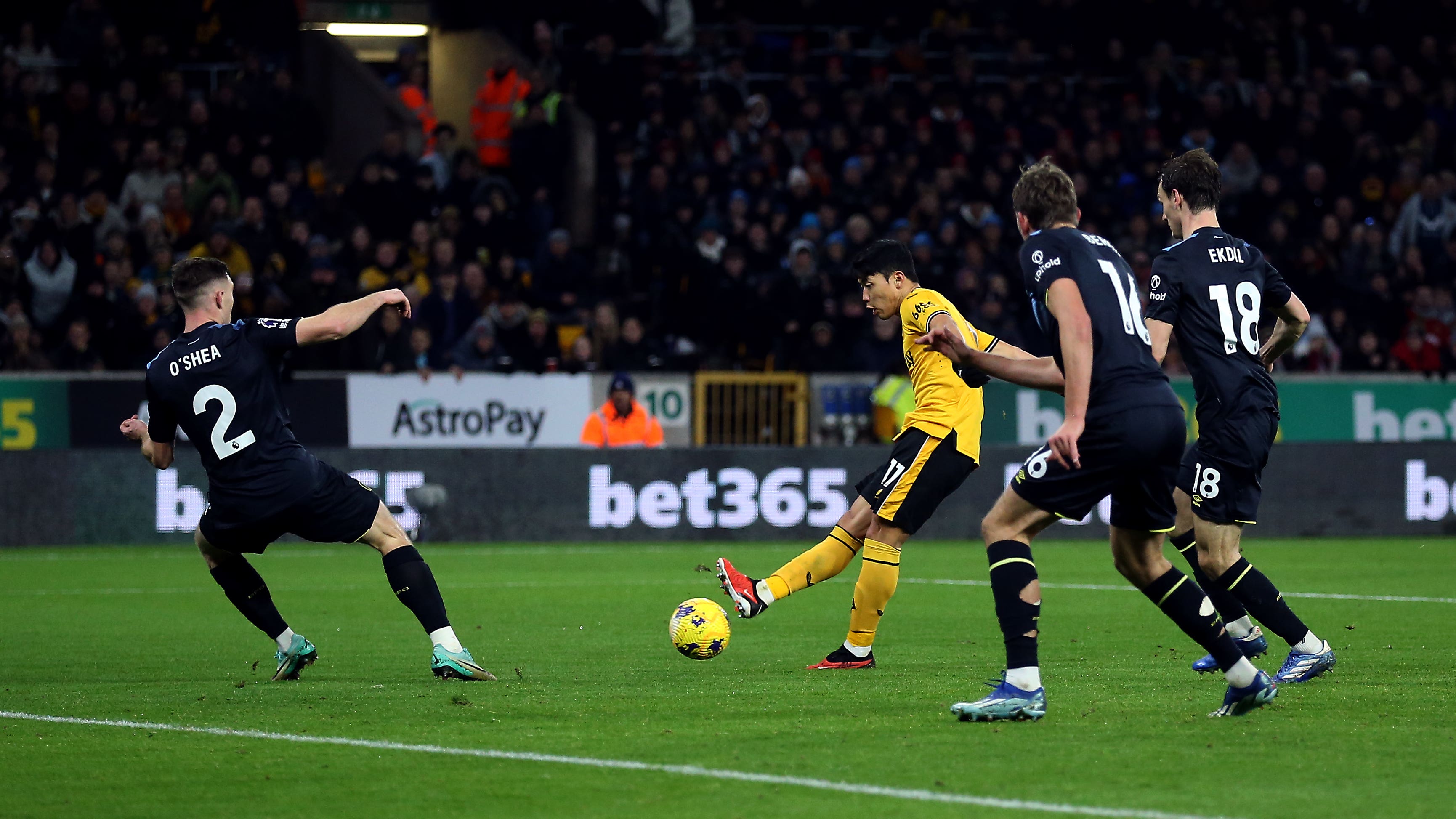 Hee-chan Hwang scores the winner against Burnley