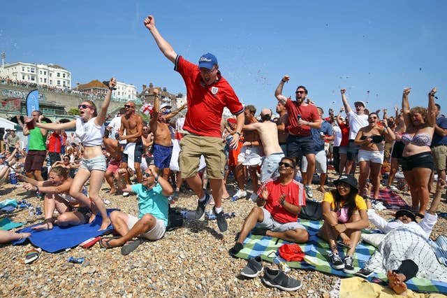 England's performances in Russia have caught the imagination of fans back home (Gareth Fuller/PA)