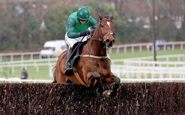 Blue Lord in action at Leopardstown