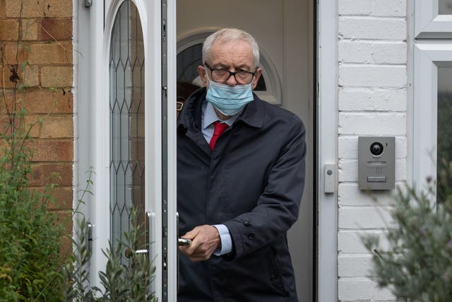Former Labour leader Jeremy Corbyn (Aaron Chown/PA)