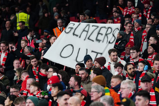 A banner at the Carabao Cup final