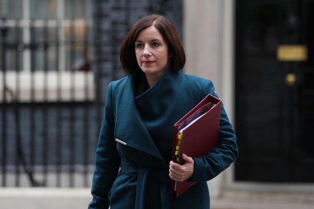 Education secretary Bridget Phillipson outside Downing Street