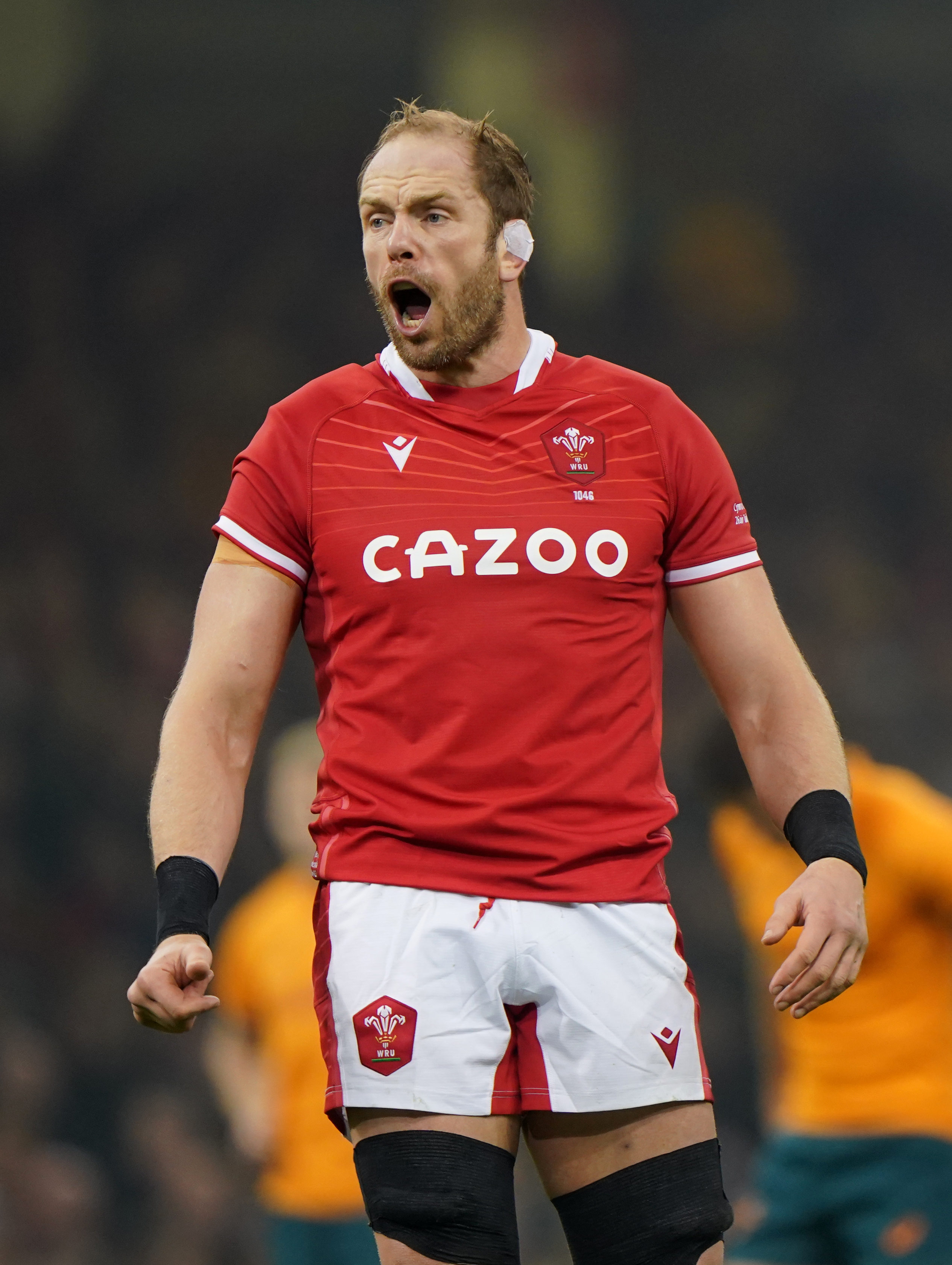 HWC Trading Foto Con Autografo Stampato Di Alun Wyn Jones - Stampe Rugby Union Galles, Regalo Per Appassionati, Cornice A4 (33x24,5 Cm) - 2