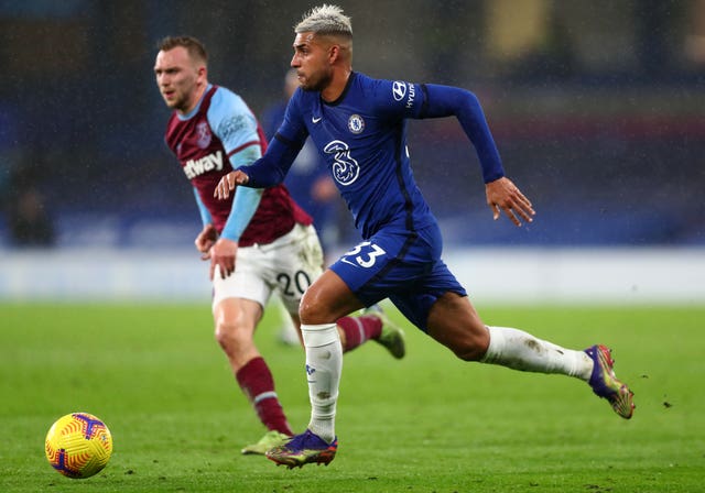 Emerson Palmieri made just his second Premier League appearance of the season in the win against West Ham