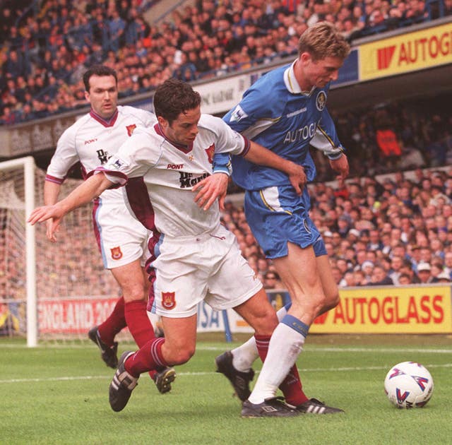 Souness already had one British player in his squad when he arrived in Scott Minto (centre)