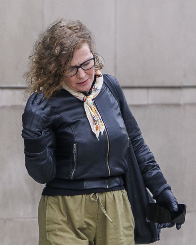 Fiona Donohoe leaving Belfast Coroner&rsquo;s Court