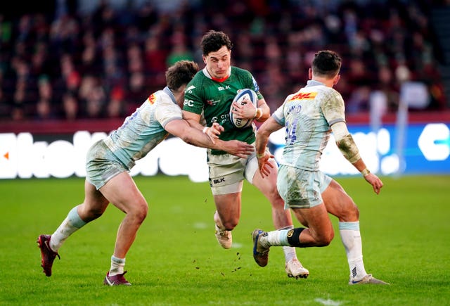 Henry Arundell (centre) could make his comeback against Italy 