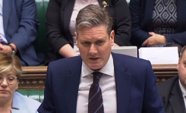 Shadow Brexit secretary Sir Keir Starmer calling for ministers to be found in contempt for refusing to publish legal advice on Brexit (PA Wire/PA)