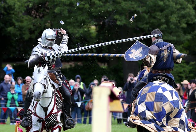 Jousting a Linlithgow Palace