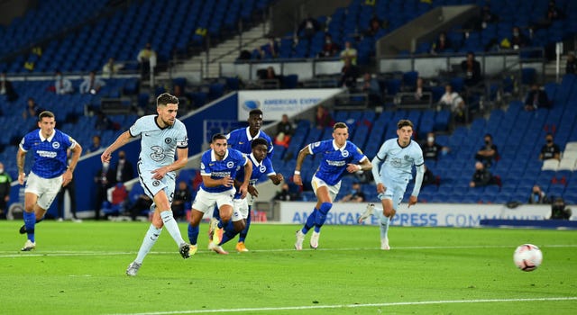 Brighton played Chelsea in a friendly in front of 2,500 fans in August