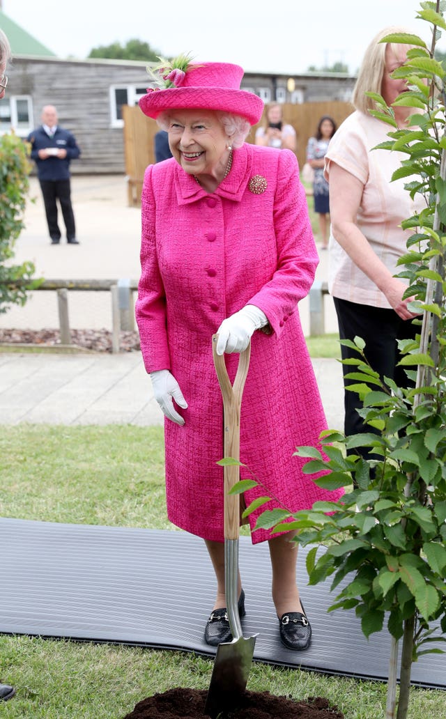 The Queen in Cambridge