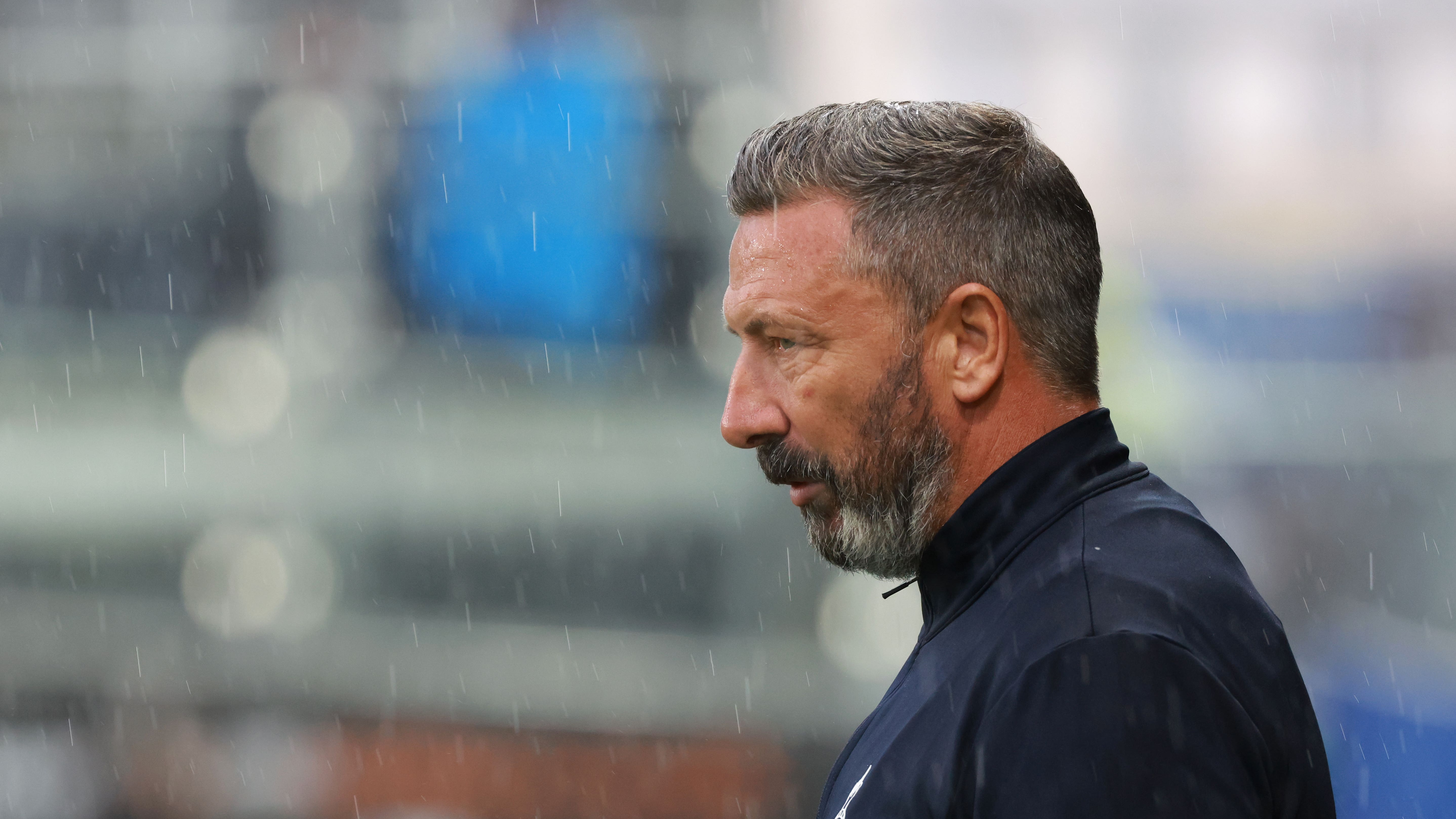 Derek McInnes received some taunts from the Kilmarnock fans (Steve Welsh/PA)