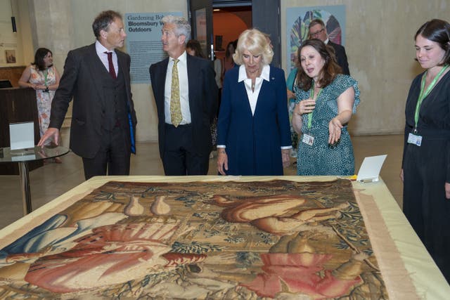 Camilla during the Gardening Bohemia exhibition royal visit