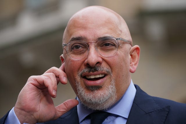 Vaccines Minister Nadhim Zahawi