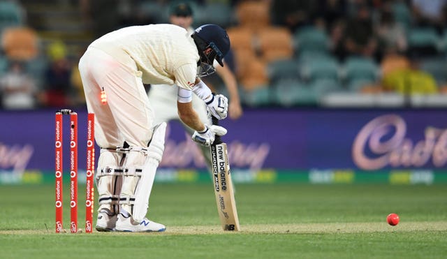 Joe Root is clean bowled by Australia’s Scott Boland