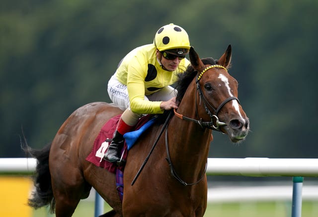 Triple Time winning the Ascendant Stakes at Haydock