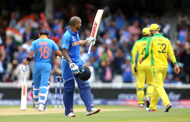 Shikhar Dhawan made an impressive century against Australia at the weekend (Nigel French/PA)
