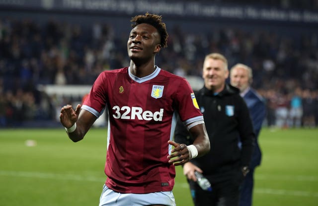 Abraham earned his stripes on numerous loan deals, like this one at Aston Villa