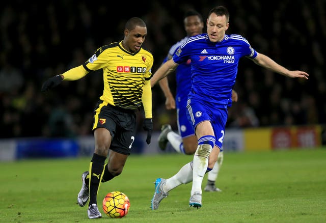 Odion Ighalo played for Watford before moving to China