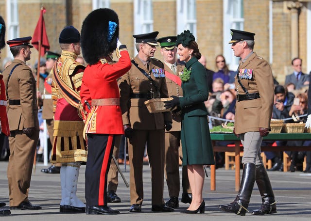 Irish Guards St Patrick’s Day parade