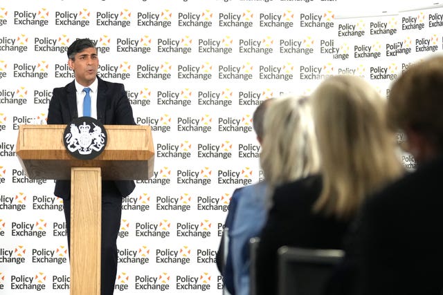 Rishi Sunak - Policy Exchange