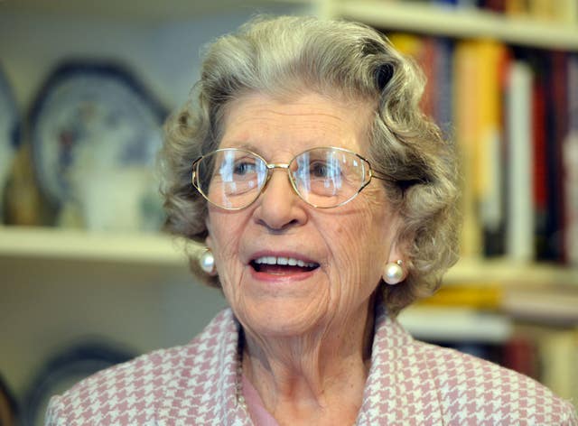 Conservative peer Baroness Trumpington