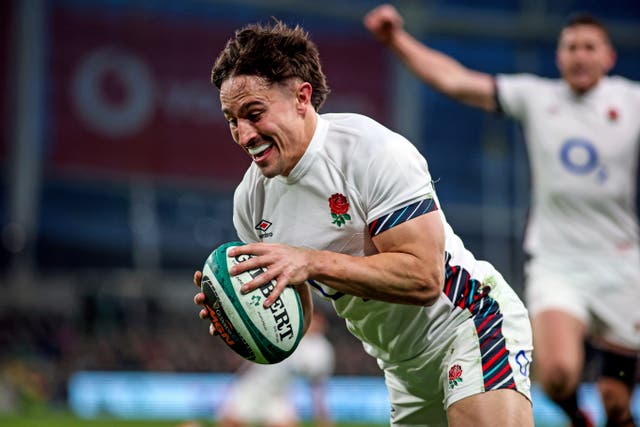 Cadan Murley scored England's first try against Ireland 