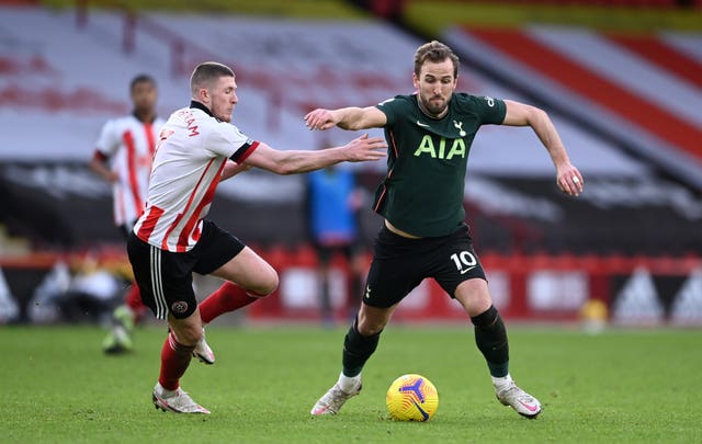 Harry Kane in action for Tottenham