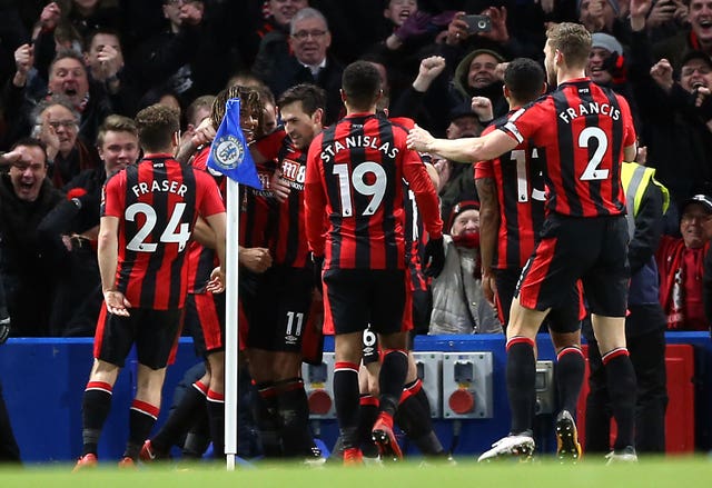 Bournemouth won at Stamford Bridge