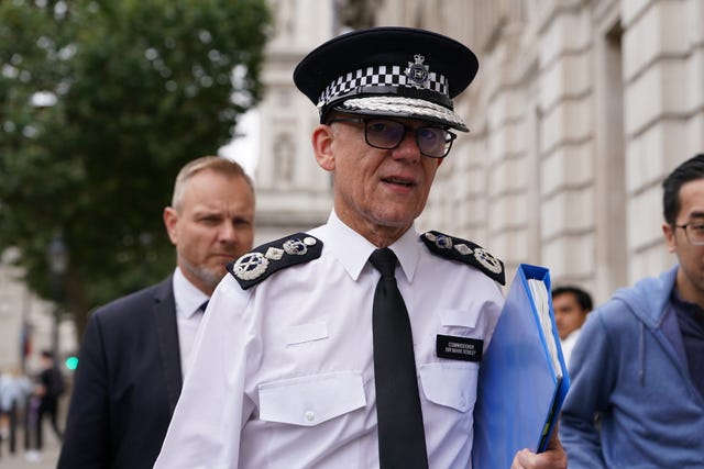 Metropolitan Police Commissioner Sir Mark Rowley 