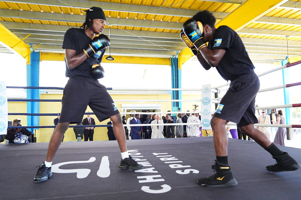Charles tickled by boxing club’s T-shirt depicting him as king of the ...