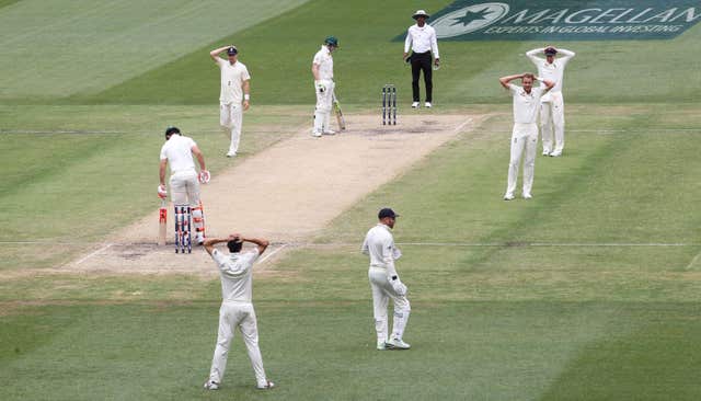 England's hopes of victory were hampered by the weather and the pitch in Melbourne
